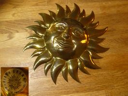 VINTAGE Sonne aus Messing 	BIRTH GRAMM Switzerland 26 cm