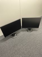 2× Fujitsu 24-Zoll-Monitore inkl. Strom- und HDMI-Kabel