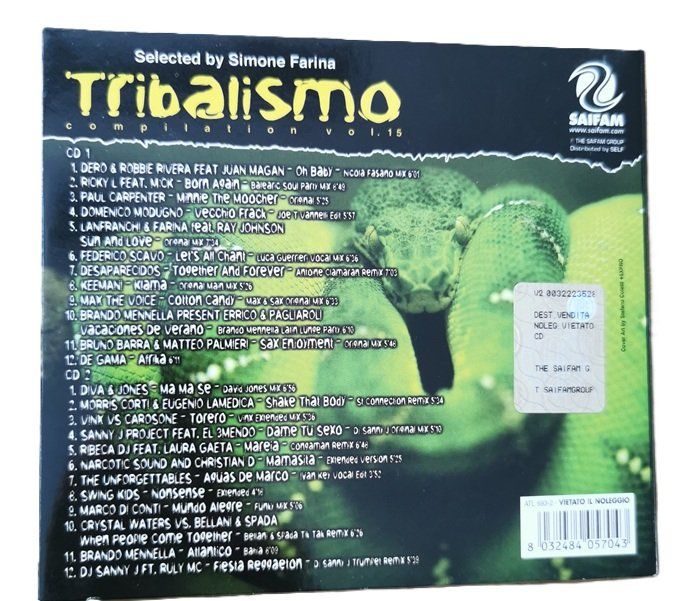 CD: Tribalismo Compilation Vol. 15  (2 CD) – Usato da Wilen b. Wollerau venduto da morethanmusic 1