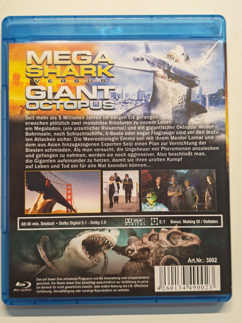 Alle DVDs: Mega Shark versus Giant Octopus – Gebraucht aus Liestal von Kratzilla 2