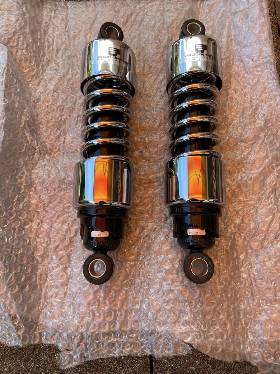Il mondo degli animali: Progressive Suspension Stossdämpfer Paar Motorrad – Usato da Winterthur venduto da hollandia 1