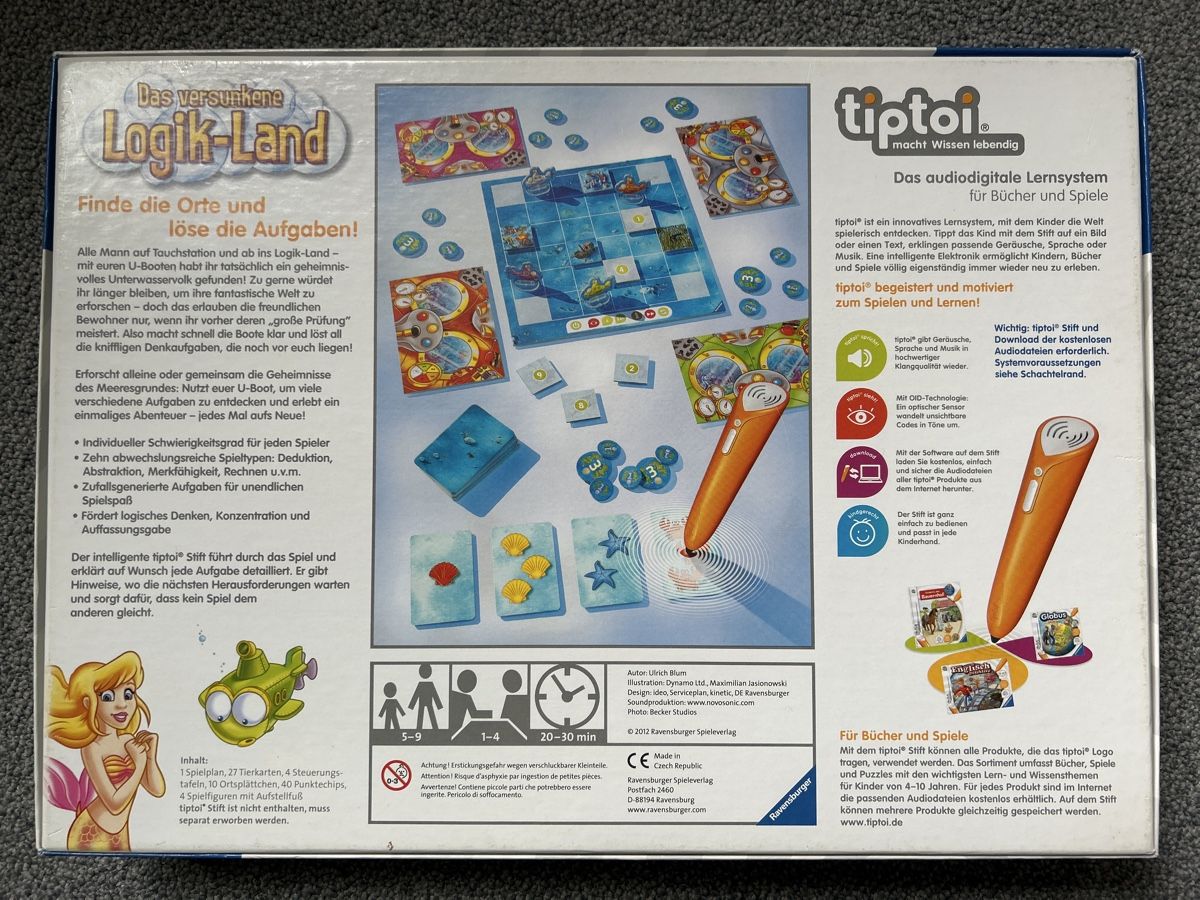 Ravensburger Giochi: Tiptoi Spiel: Das versunkene Logik-Land – Usato da Männedorf venduto da Engellinchen 2
