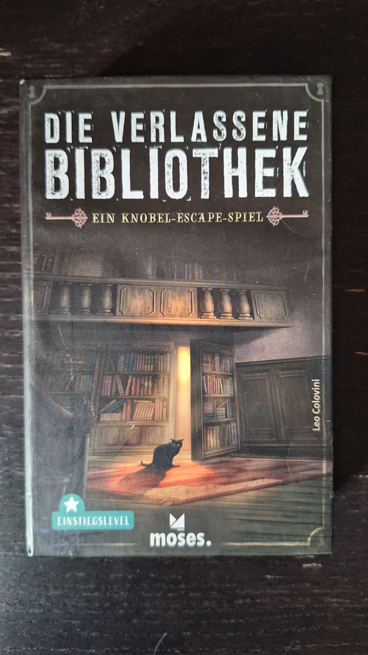 Spiele: Escapespiel "Die verlassene Bibliothek" – Gebraucht aus Zürich von Dancer10