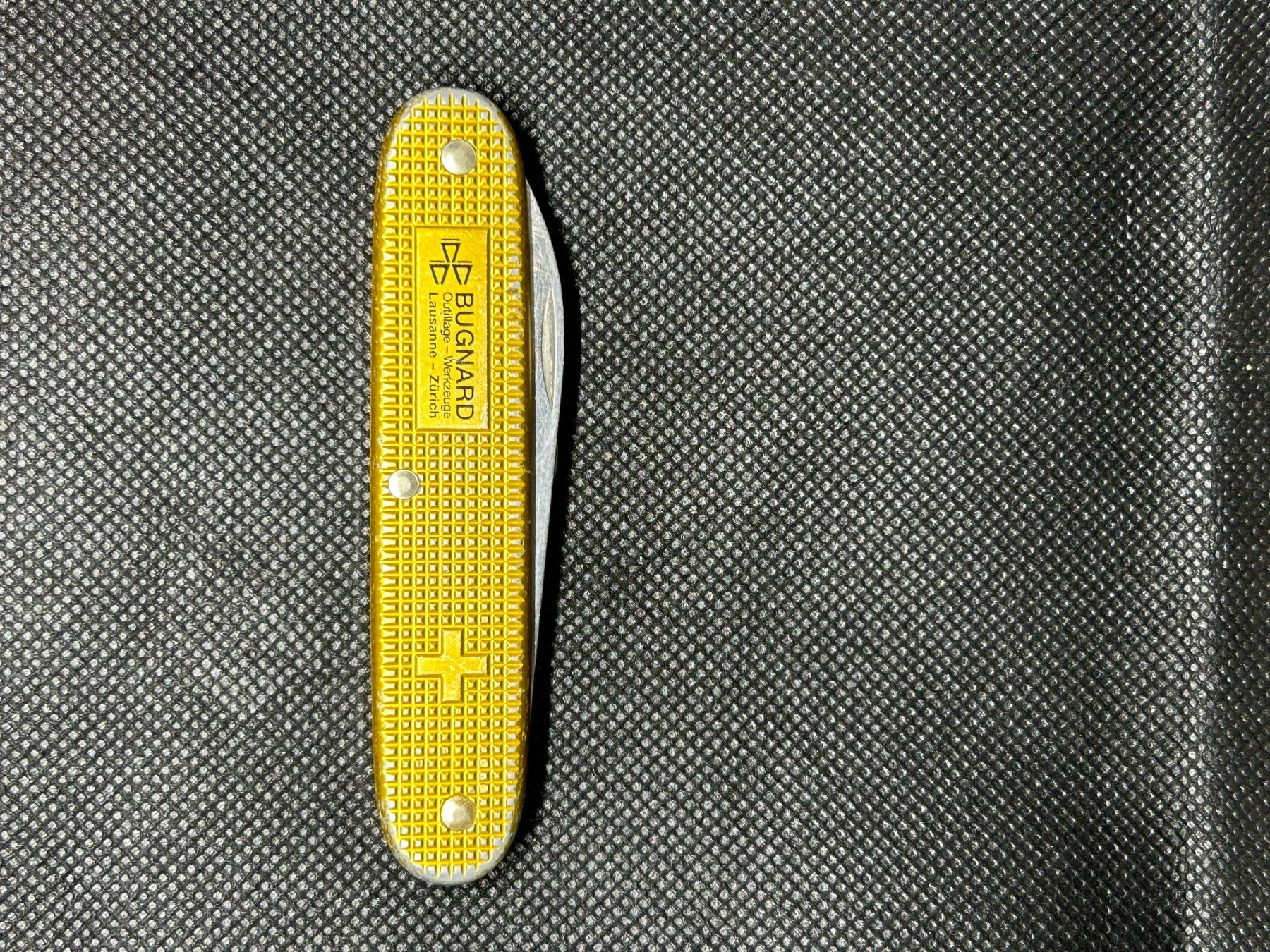 Victorinox Coltelli tascabile: Victorinox Pruner Alox Gold - Bugnard – Difettoso da Lausanne venduto da Retro-geek 7