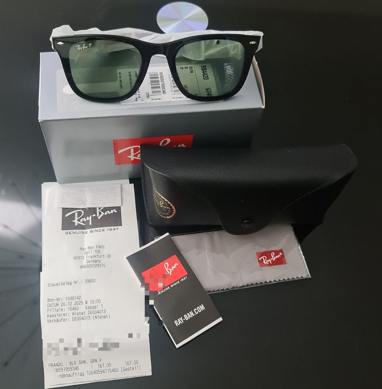 Ray-Ban Occhiali & Lenti: Neu-Brille Rey-Ban – Nuovo e nell'imballaggio originale da Zürich venduto da ok1 4