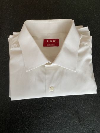 L&K Herrenhemd langarm ivory Gr.L