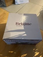 Brigitte HOME Schale mit Ständer dunkelgrün neu