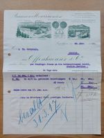 Alte Rechnung Briefkopf Lithographie Landikon 1917