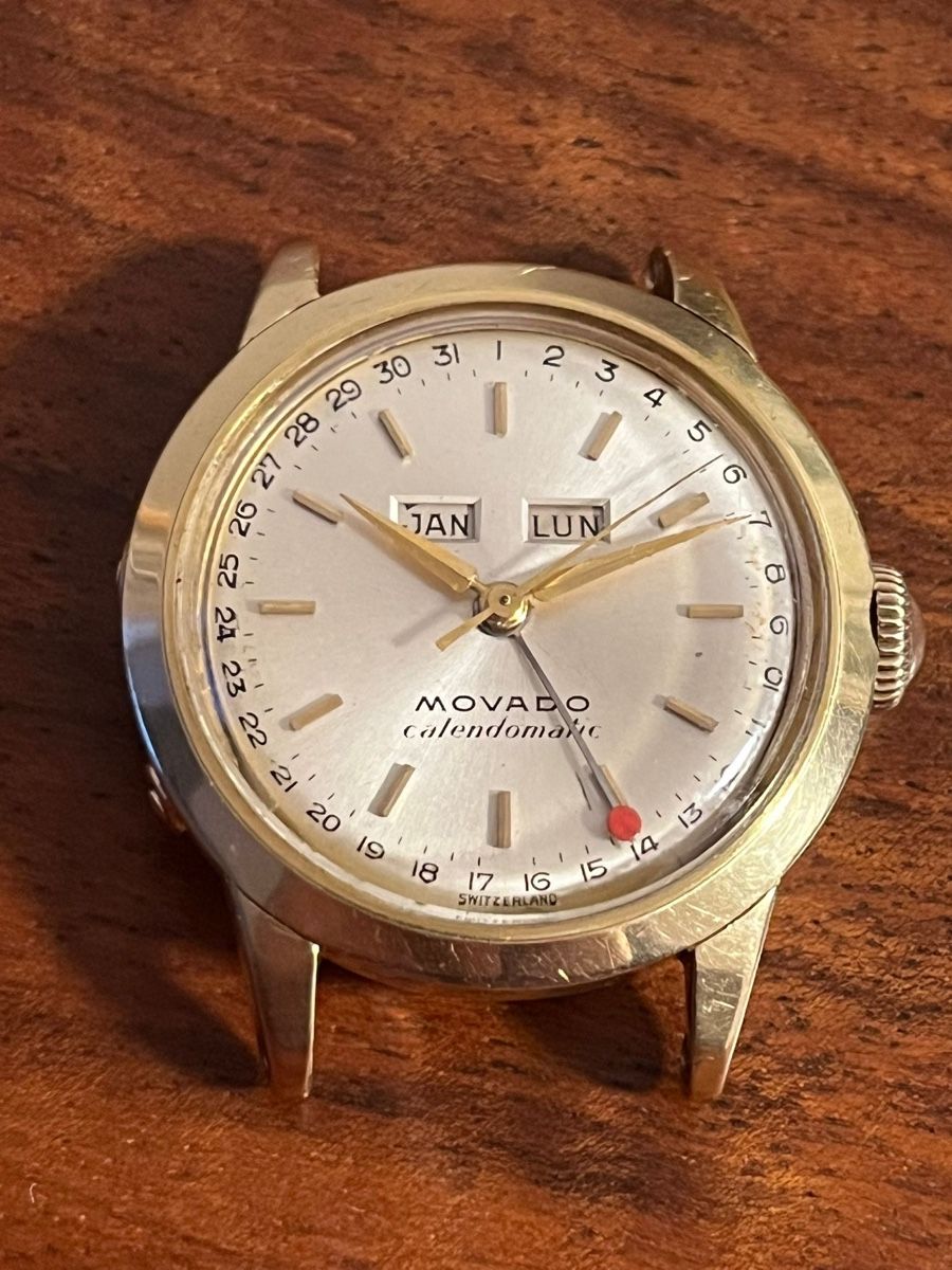 Movado Orologi: Movado Calendomatic 18K Triple Date – Usato da Giffers venduto da non_plus_ultra 2