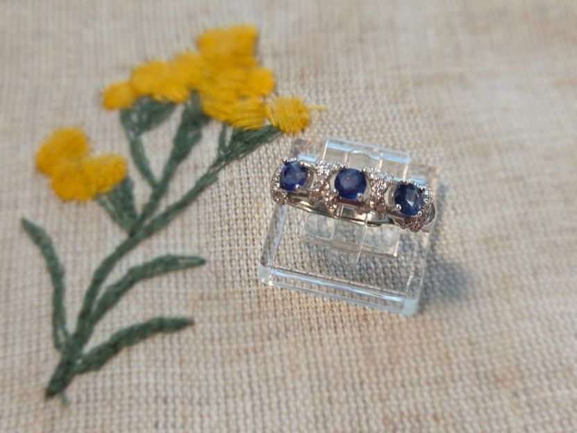 Anelli: NEW - S925 Sapphire Ring (Adjustable) – Nuovo (secondo la descrizione) da Zürich venduto da cin_wcf6