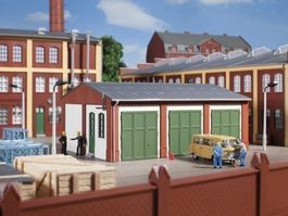 Modellbahnbausatz "Lagerhalle" Spur H0