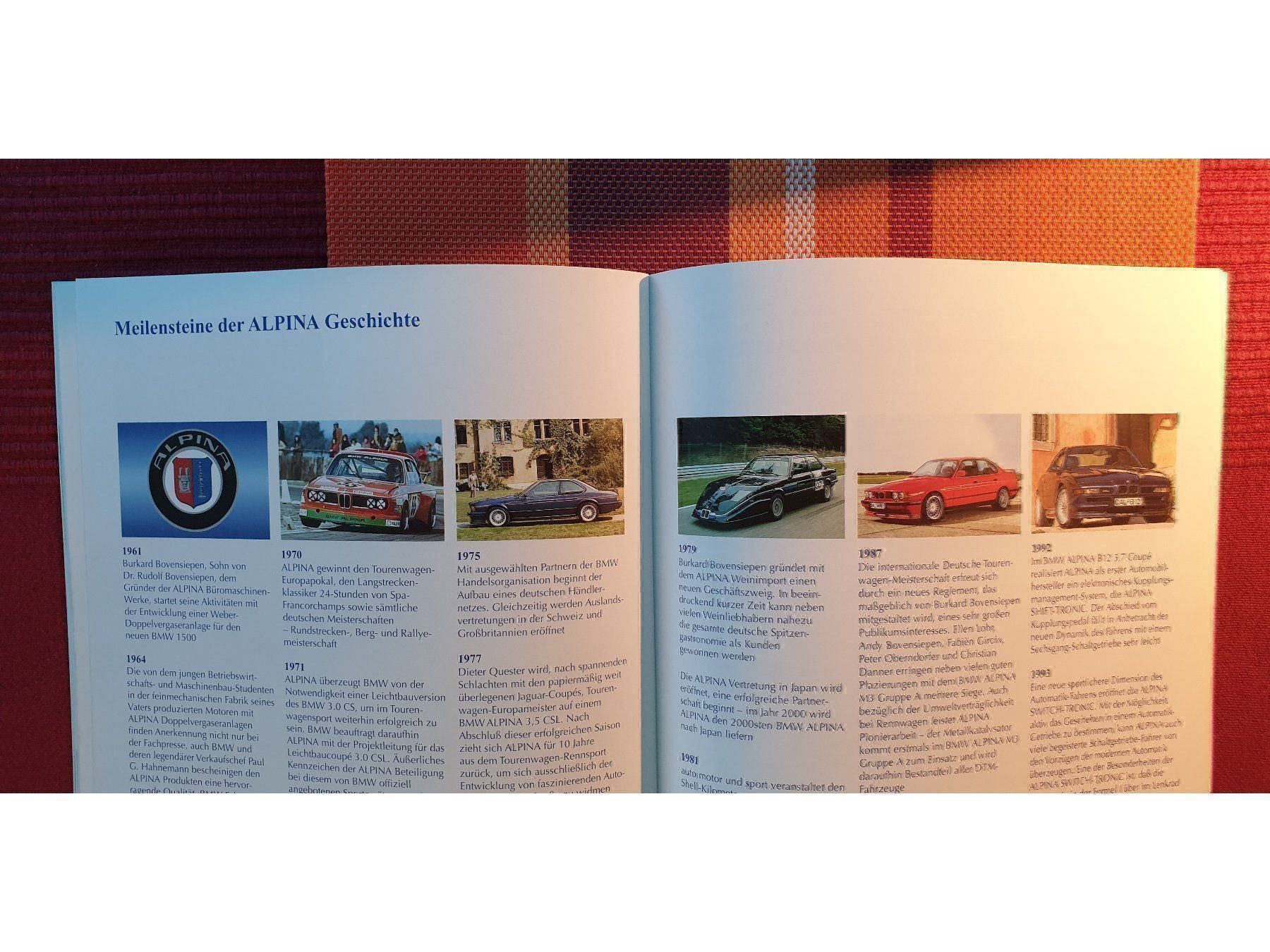 Riviste & Magazine: BMW ALPINA PROGRAMM 2001 - B3, B10, D10, B12 - Prospekt – Nuovo (secondo la descrizione) da Viganello venduto da CARLiteratur 6