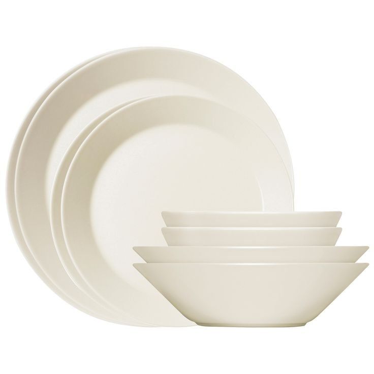 Iittala Services de table: 1 x Iittala Teema: weiss Starterset 8-teilig – Neuf avec emballage d'origine à Mönchaltorf par godetra 1