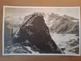 Blick v. ital. Matterhorngipfel auf den schweiz. Gipfel 
