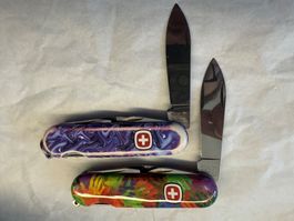 2x Wenger Schweiz Taschenmesser Design Edition