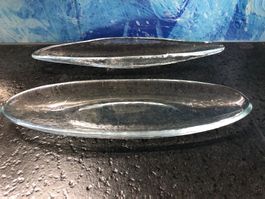 2 Teller Gondola Glasi Hergiswil Glasschalen Küche Tischdeko