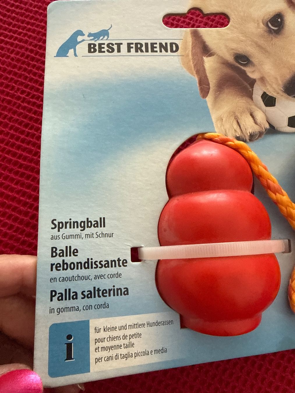 Kabel: NEU***HUNDE-SPRINGBALL***SUPER ALS 🎁 – Neu und originalverpackt aus Zürich von Ceca52 1