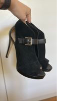 Talon noires en daim -