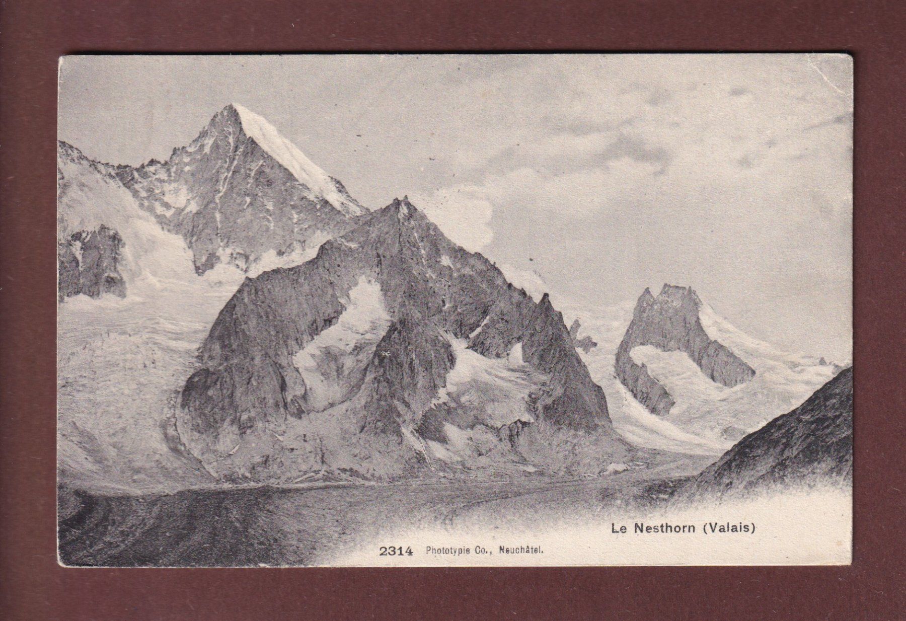Cartes postales: NESTHORN - 1906 // pli d'angle // – D'occasion à Pully par nicecards-shop