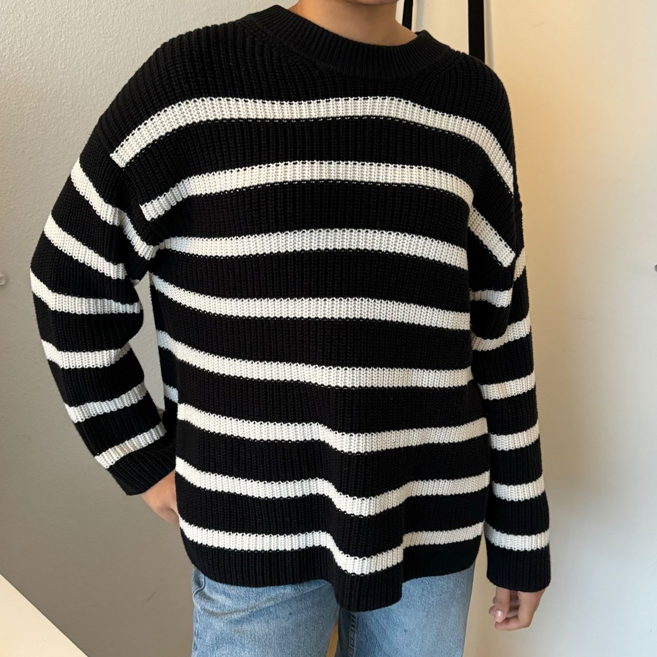 H&M Pulls & Sweat-shirts: Gestreifter Strick Pullover – D'occasion à Basel par zar_dw2n