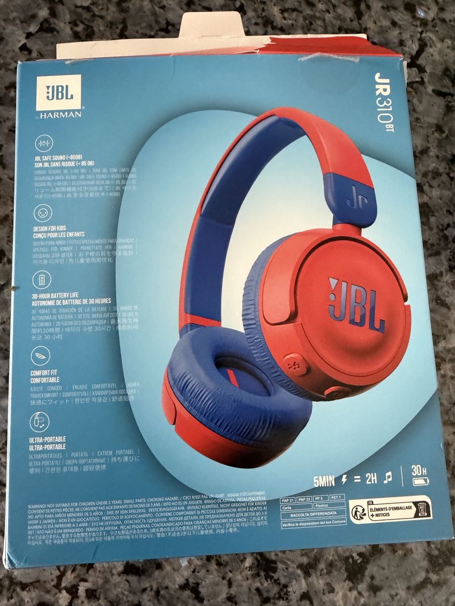 JBL Cuffie: JBLJR310 Red Kids Kinderkopfhörer – Usato da Steinen venduto da LaBelle16 1