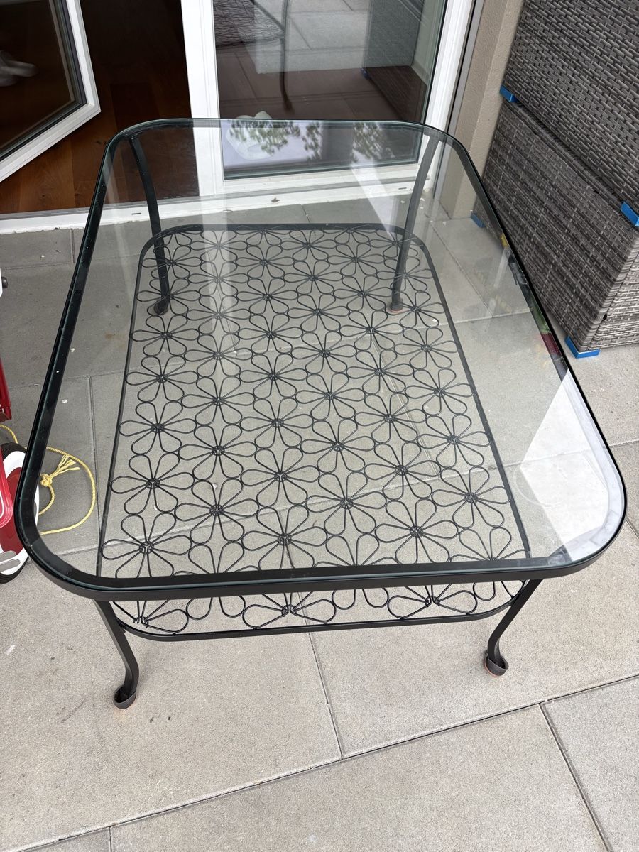 Tavoli: Table Basse en métal et verre  – Usato da Hermrigen venduto da hes_kl89