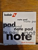 Balair Note Pad Airline Fluggesellschaft Swissair Aviatik