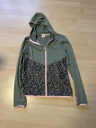 H&M Sport Jacke, , Leoprint, Gr. 134/140 Top