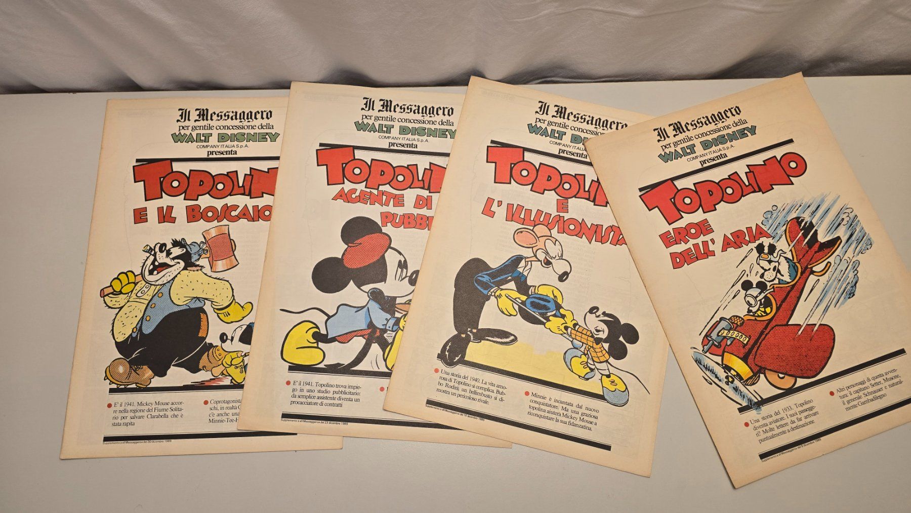 Comics: Comis Fumetti Topolino Mickey Mouse – Gebraucht aus Zürich von Bobesfee 2