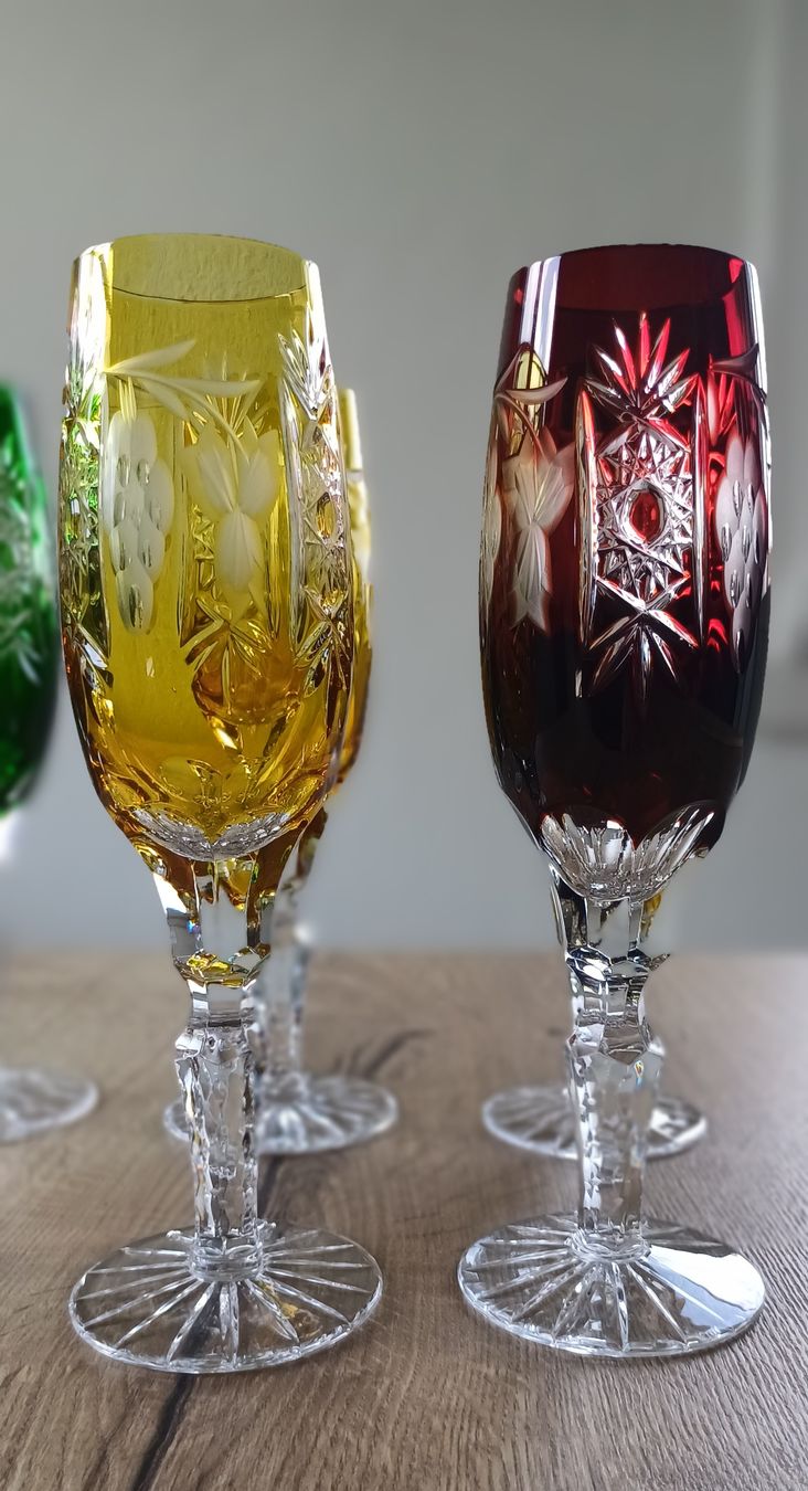 Bicchieri: 8 Ajka Bleikristall Champagnergläser – Nuovo (secondo la descrizione) da Alpnach Dorf venduto da jkp_k62jg 2
