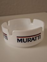 Muratti Werbe-Aschenbecher Porzellan Weiss Vintage RAR!