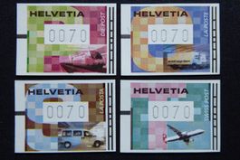 (t778) 2001: Automatenmarken Zst.Nr. 15 - 18 **