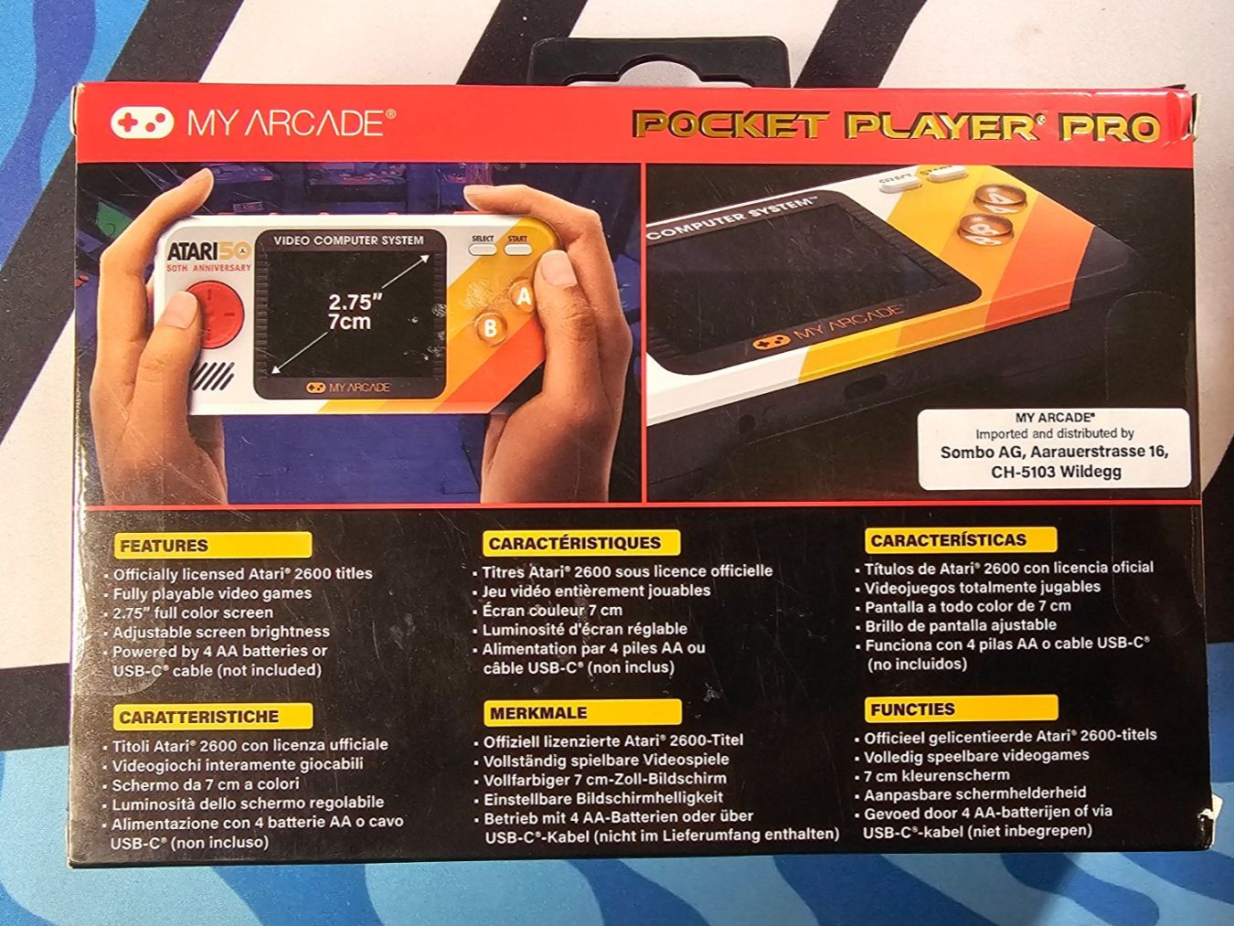 Console: My Arcade Atari 50th Anniversary Pocket Player Pro – Nuovo e nell'imballaggio originale da Schneisingen venduto da 500_to_moon 1