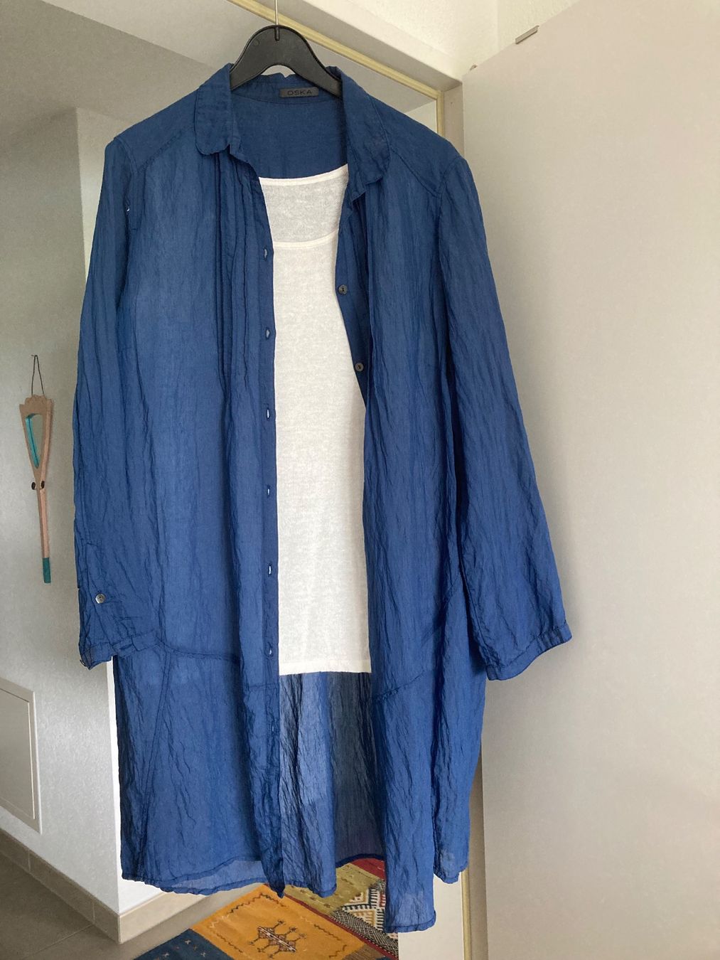 Oska Camicette: Oska Bluse/Rock 4 Oversize blau – Usato da Fehraltorf venduto da mayalotto 4