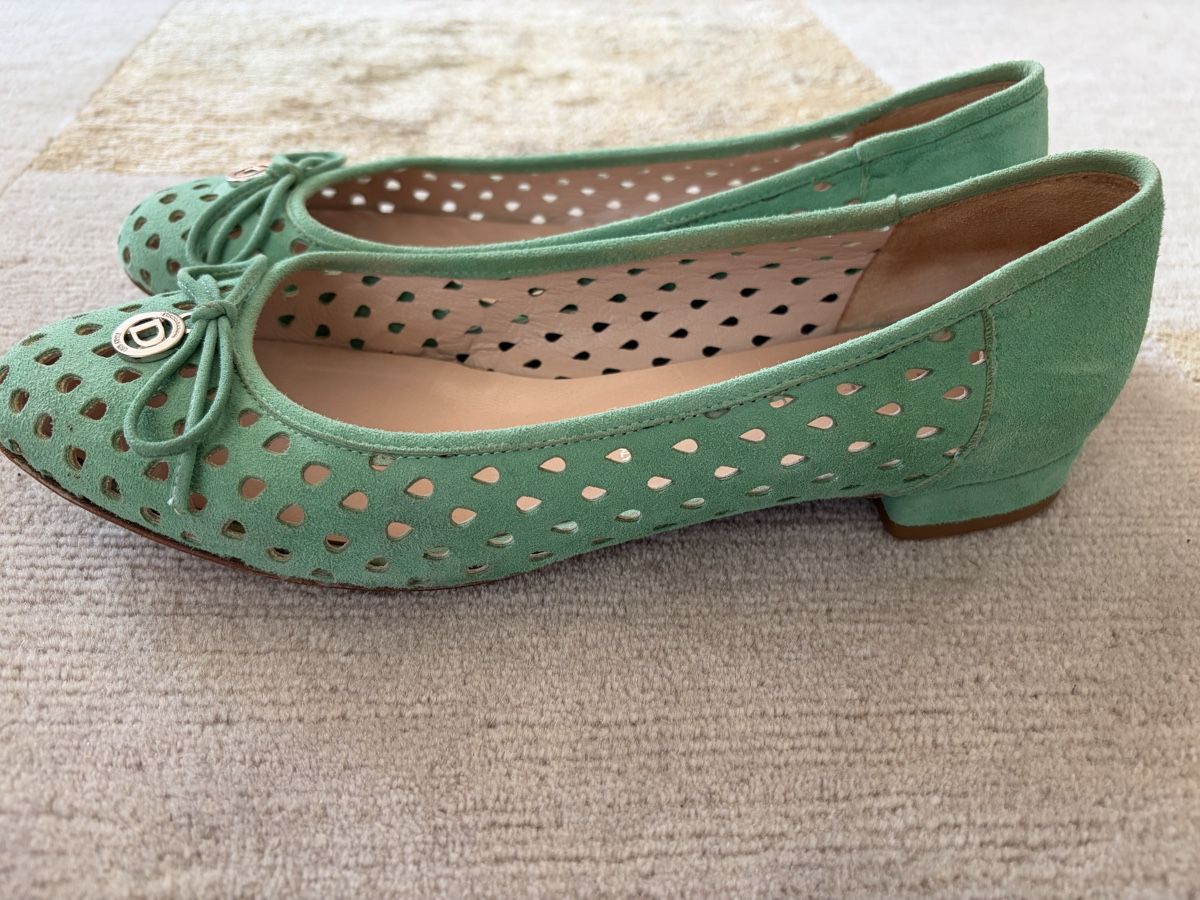 Damenschuhe: Ballerine camoscio verde traf – Gebraucht aus Breganzona von emm_vw8q 1