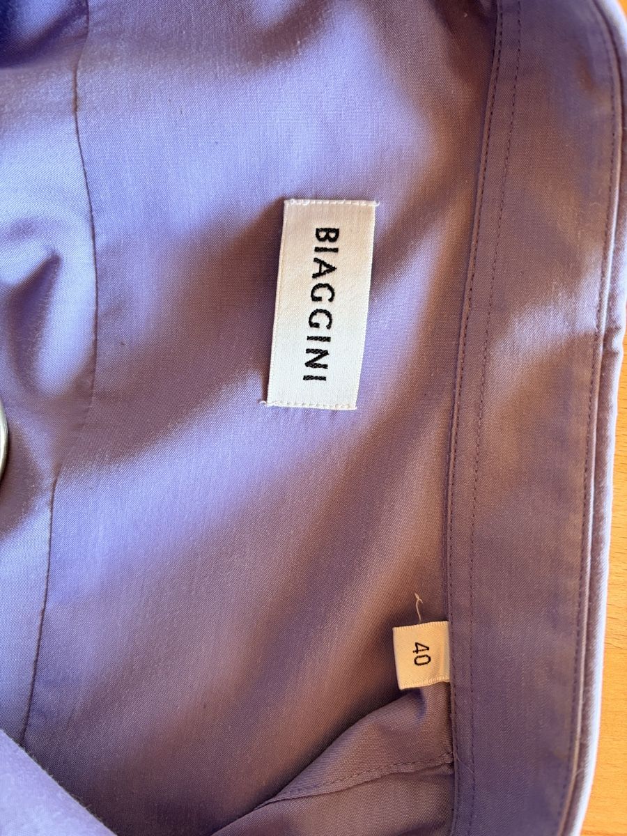 Camicie: Biaggini Hemd langarm, violett – Usato da Aarau venduto da Dotti3 2