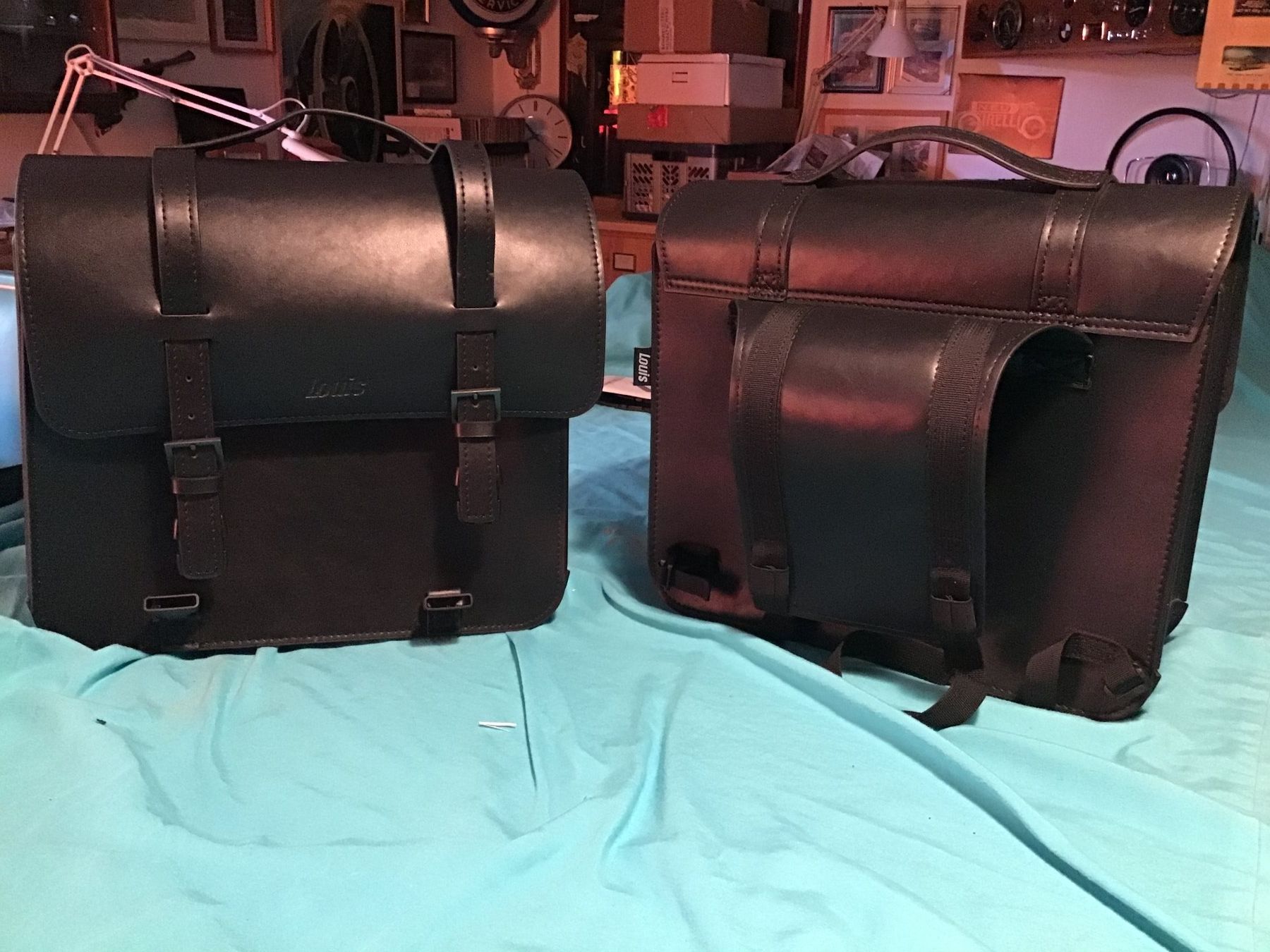 Reisekoffer: Töff- Satteltaschen Packtaschen Leder – Gebraucht aus Rifferswil von Bmklaus 1