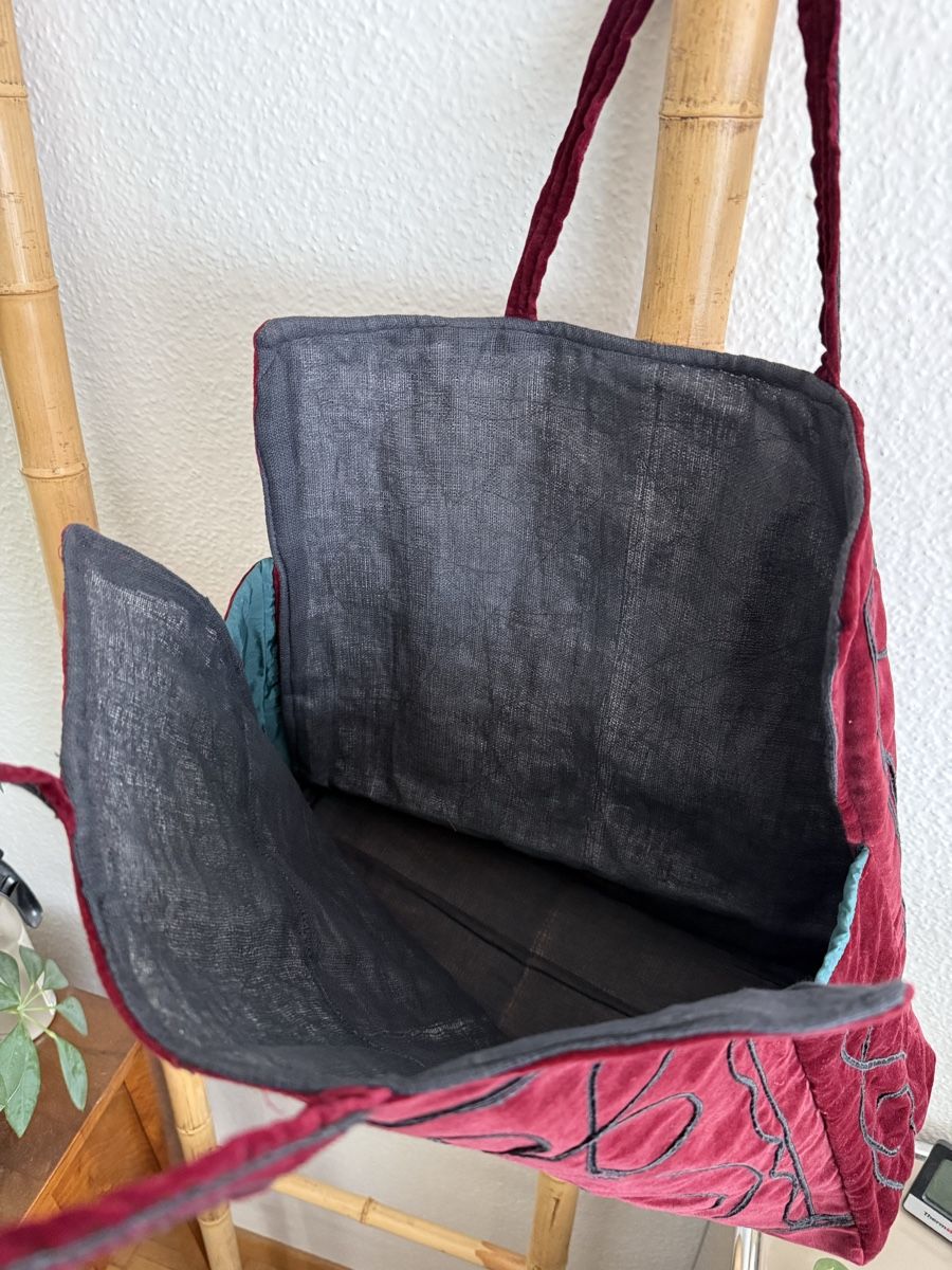 Taschen für Damen: Shopper Samtstoff – Gebraucht aus Meilen von NHirs96 1