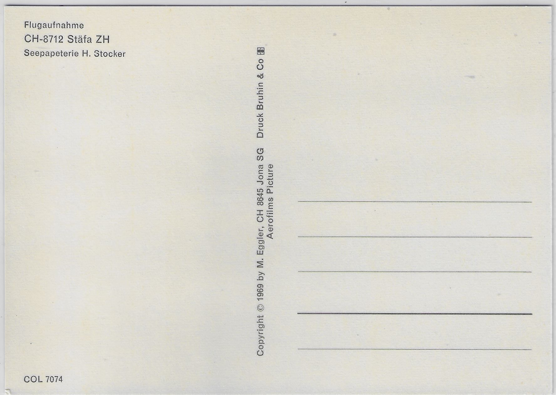 Cartoline postali: Flugaufnahme Stäfa ZH – Antico da Ettingen venduto da Kartenplanet 1