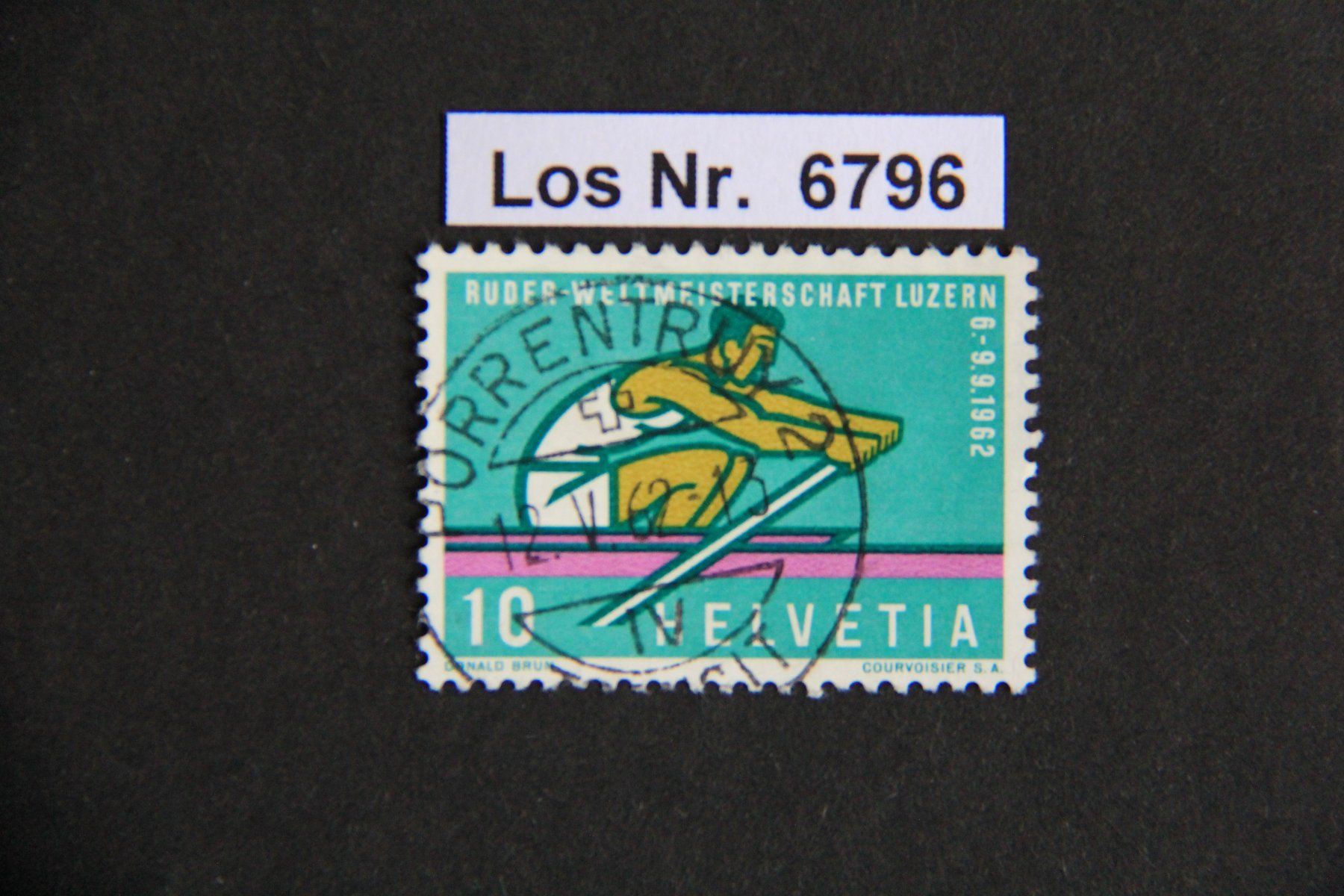Tutti i francobolli: CH 1962 Ortsstempel mit Datum                       Los 6796 – Usato da Volken venduto da jukon65