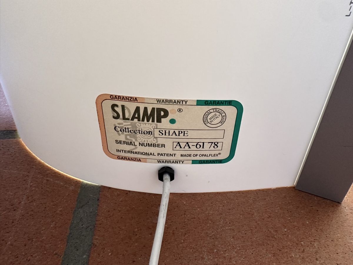 Lampade: Designerlampe Slamp Shape Kollektion weiss – Usato da Gossau ZH venduto da Foto-Brocki 2