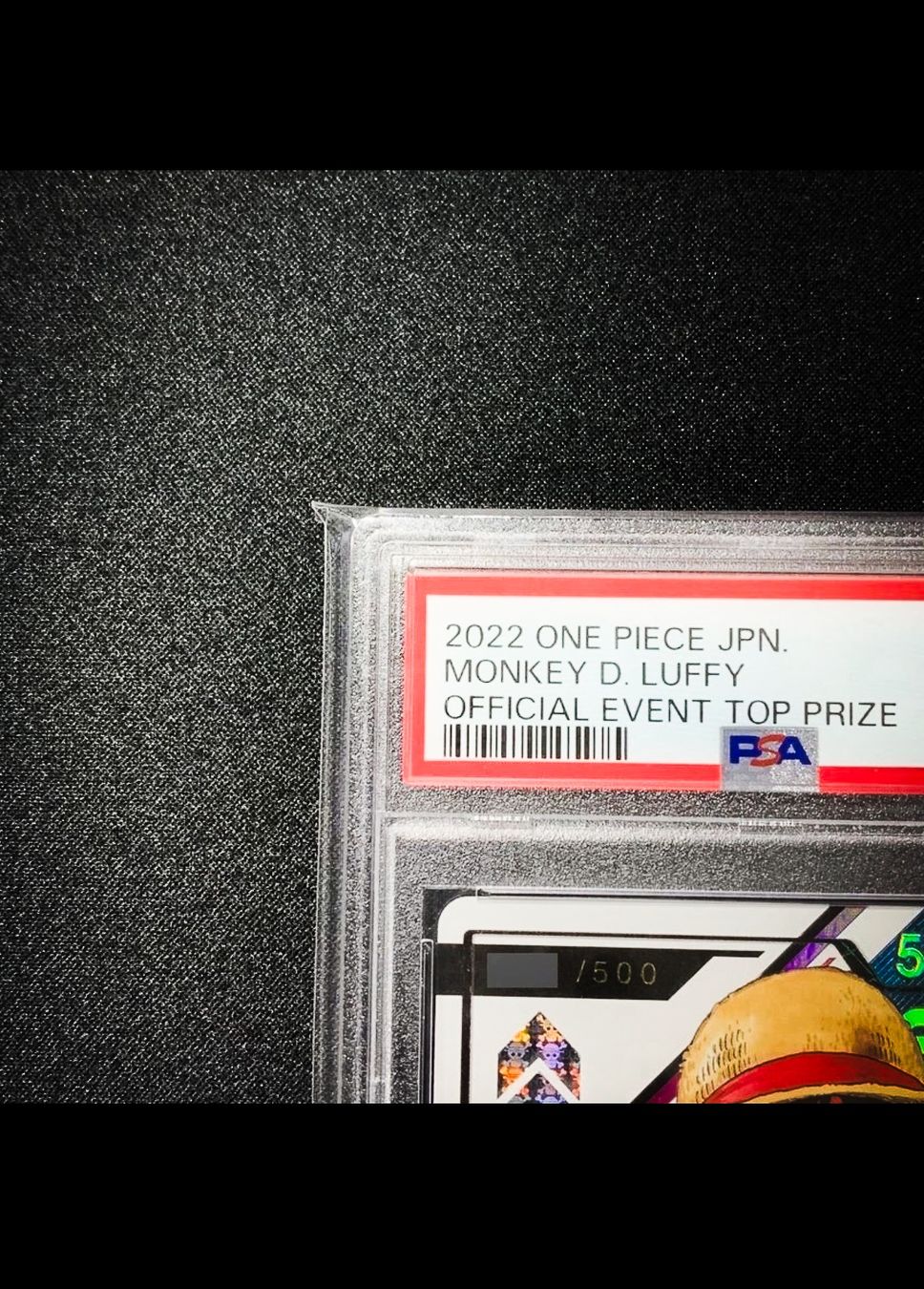 Bandai Carte collezionabili: Monkey D. Luffy Serial Number PSA 10 JAP ONE PIECE Top Prize – Nuovo (secondo la descrizione) da Felsberg venduto da michaela_773 5