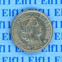 CHF___0.05 1900 stgl * nigelnagelneu! 5 Rappen