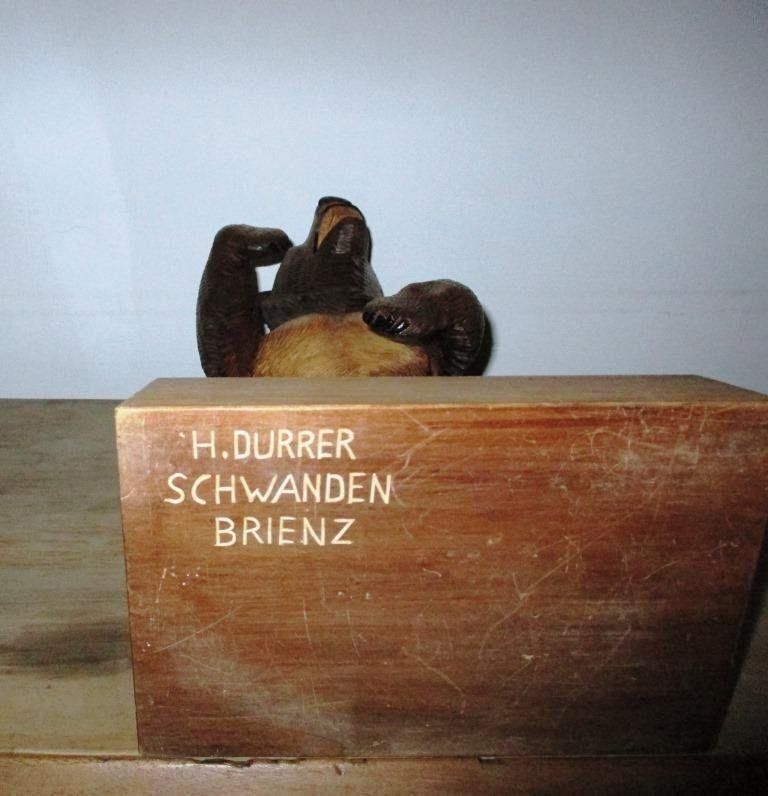 Statuette: Holzfigur Bär, geschnitzt, Handarbeit – Usato da Flims - Dorf venduto da Stagediver 6