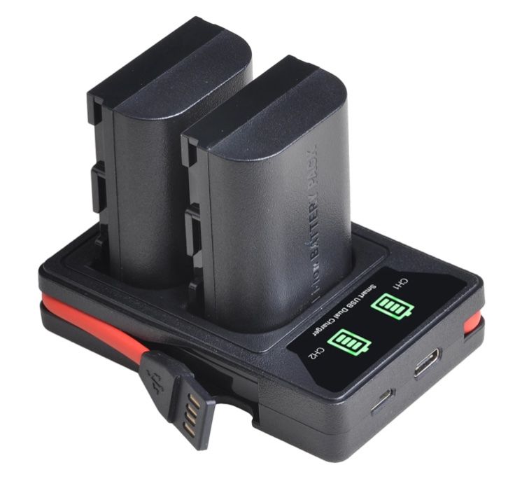LP-E6NH LP-E6N LP E6 Batterie für Canon EOS R R5 R7 R6 R5C 6 (Neu und ...