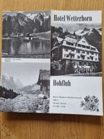 Prospekt Hotel Wetterhorn, 60er-Jahre