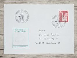 CL18 Enveloppe + Timbre Suisse 1981