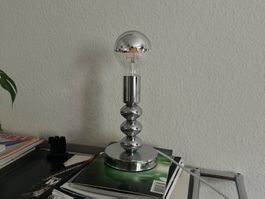 Tischlampe Chrom spiegelkopf