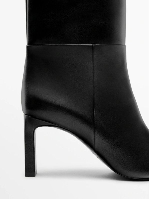 Massimo Dutti Scarpe da donna: MASSIMO DUTTI Echtleder Stiefel, NEU, schwarz, Gr. 37 – Nuovo e nell'imballaggio originale da Zürich venduto da methee1107 5