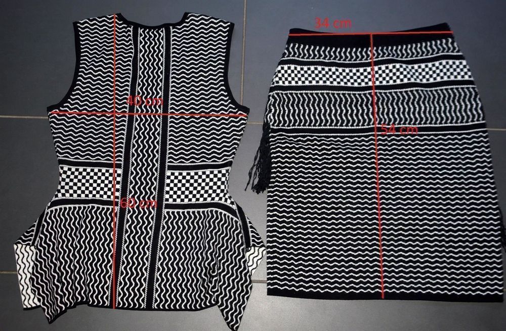 Top und Rock jupe BCBG MaxAzria ensemble .S M Acheter sur Ricardo